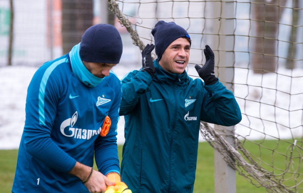 Открытая тренировка «Зенита» перед матчем с «Крыльями Советов»