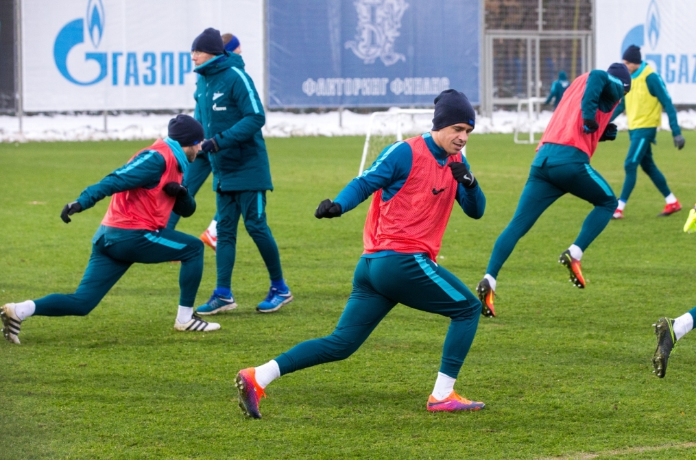 Открытая тренировка «Зенита» перед матчем с «Крыльями Советов»
