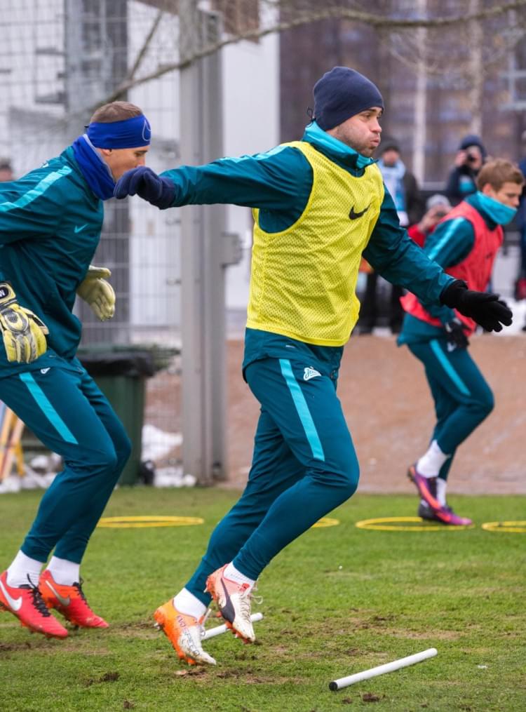 Открытая тренировка «Зенита» перед матчем с «Крыльями Советов»