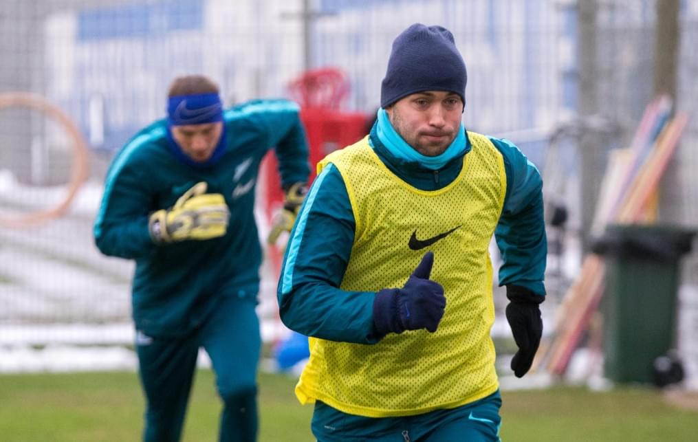 Открытая тренировка «Зенита» перед матчем с «Крыльями Советов»