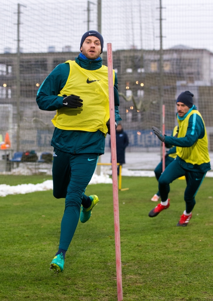 Открытая тренировка «Зенита» перед матчем с «Крыльями Советов»