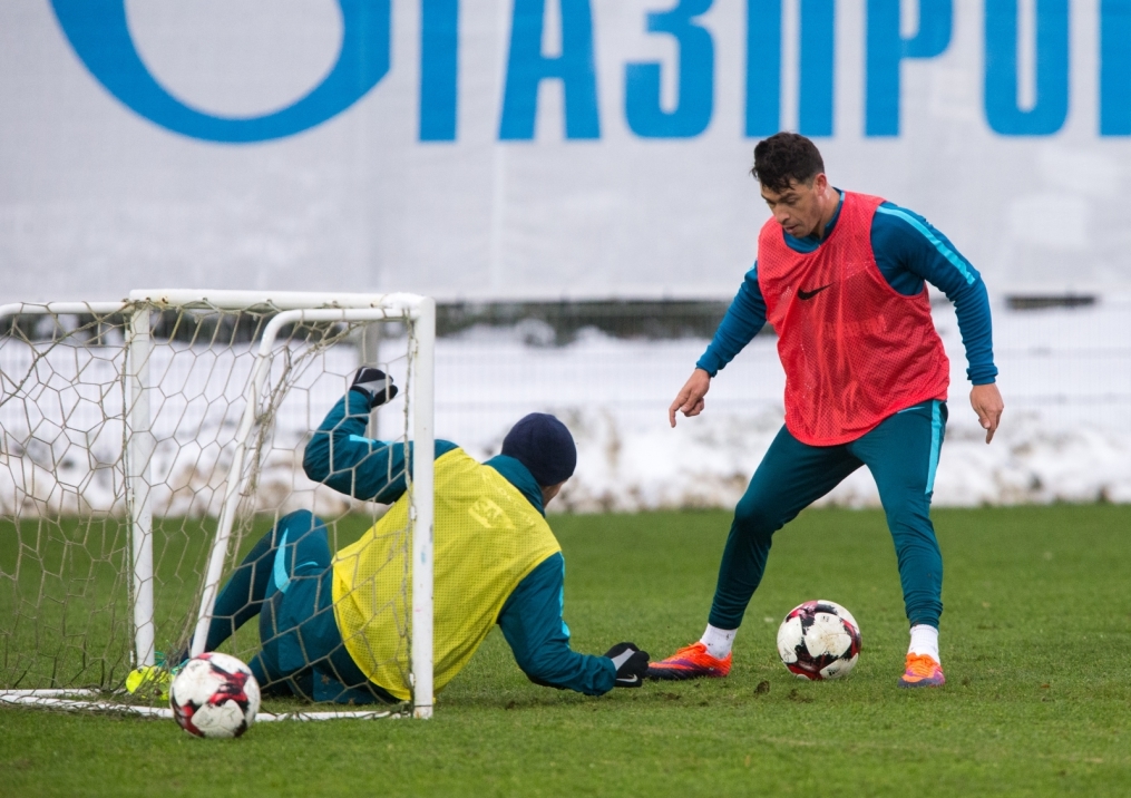 Открытая тренировка «Зенита» перед матчем с «Крыльями Советов»