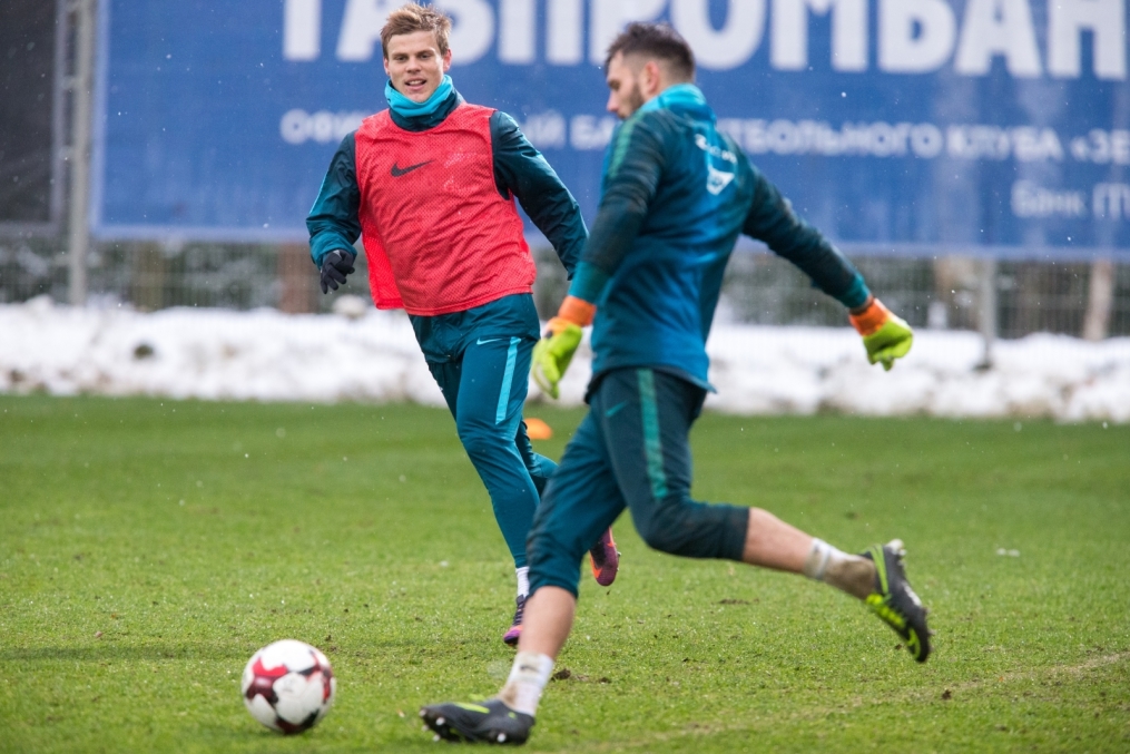 Открытая тренировка «Зенита» перед матчем с «Крыльями Советов»