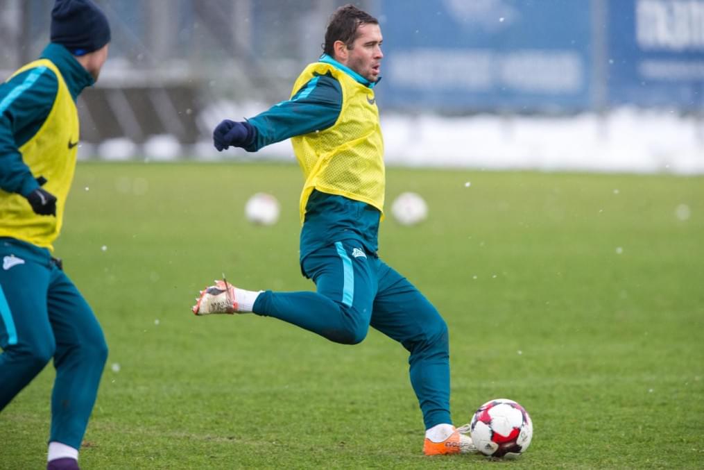 Открытая тренировка «Зенита» перед матчем с «Крыльями Советов»