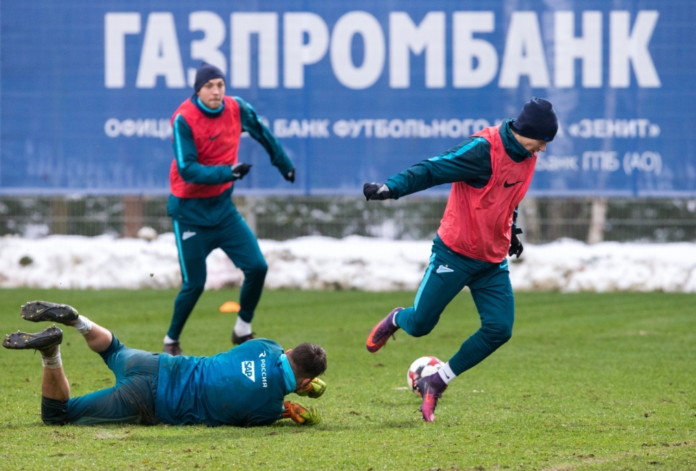 Открытая тренировка «Зенита» перед матчем с «Крыльями Советов»
