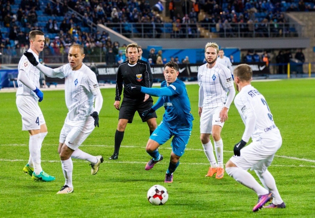 РОСГОСCТРАХ-Чемпионат России 2016/17, 14-й тур, «Зенит» — «Крылья Советов»