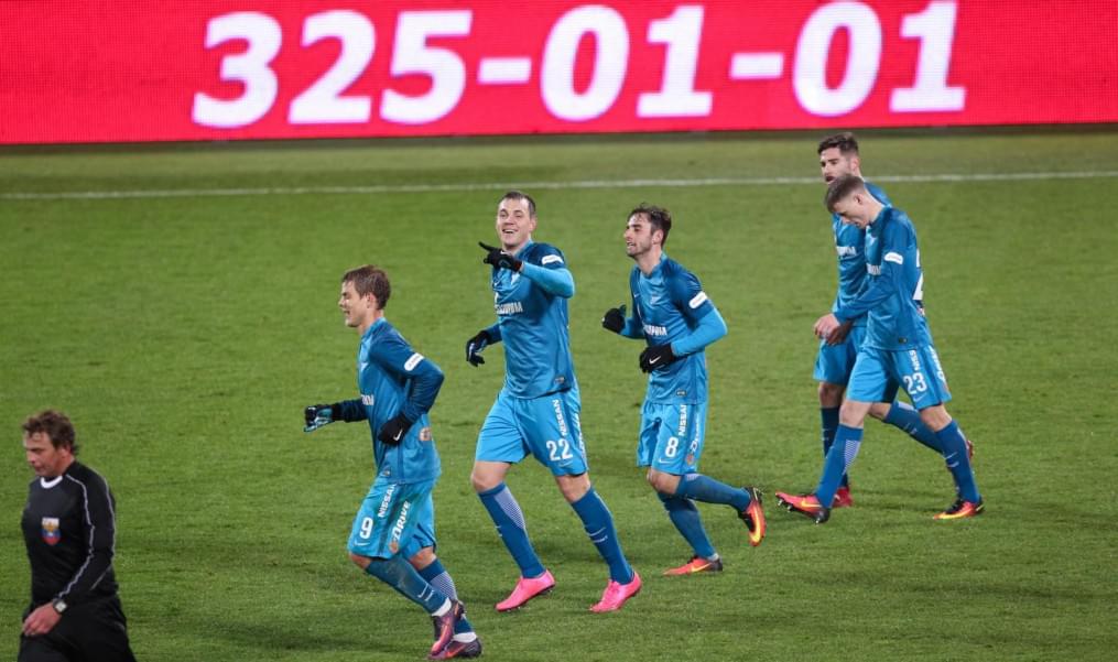 РОСГОСCТРАХ-Чемпионат России 2016/17, 14-й тур, «Зенит» — «Крылья Советов»