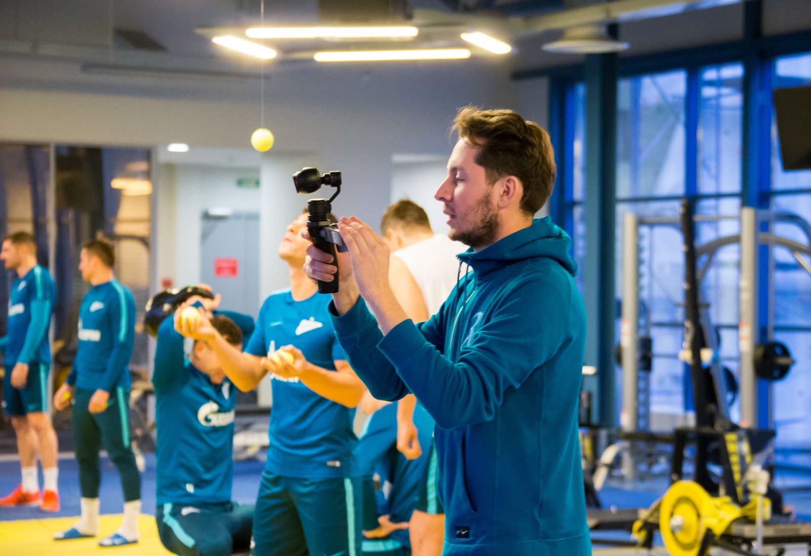 Тренировка «Зенита» перед матчем против «Маккаби»: фоторепортаж из «Газпром — тренировочного центра.