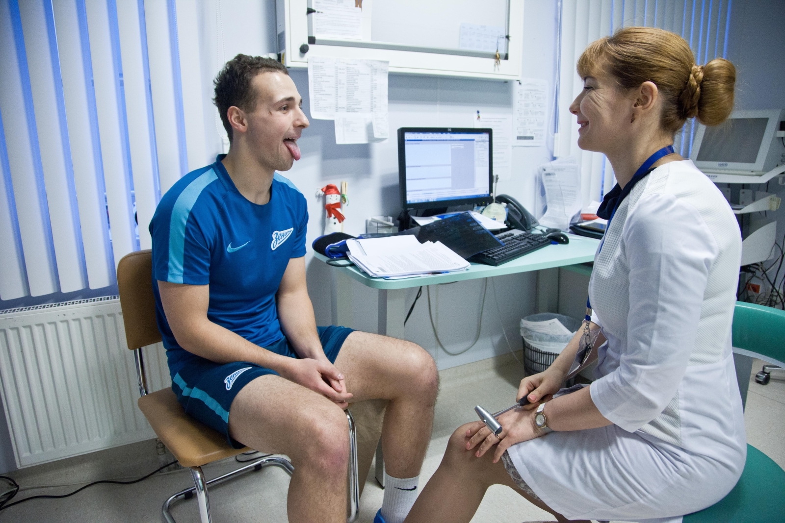 Медосмотр «Зенита»-2 в ММЦ «СОГАЗ»