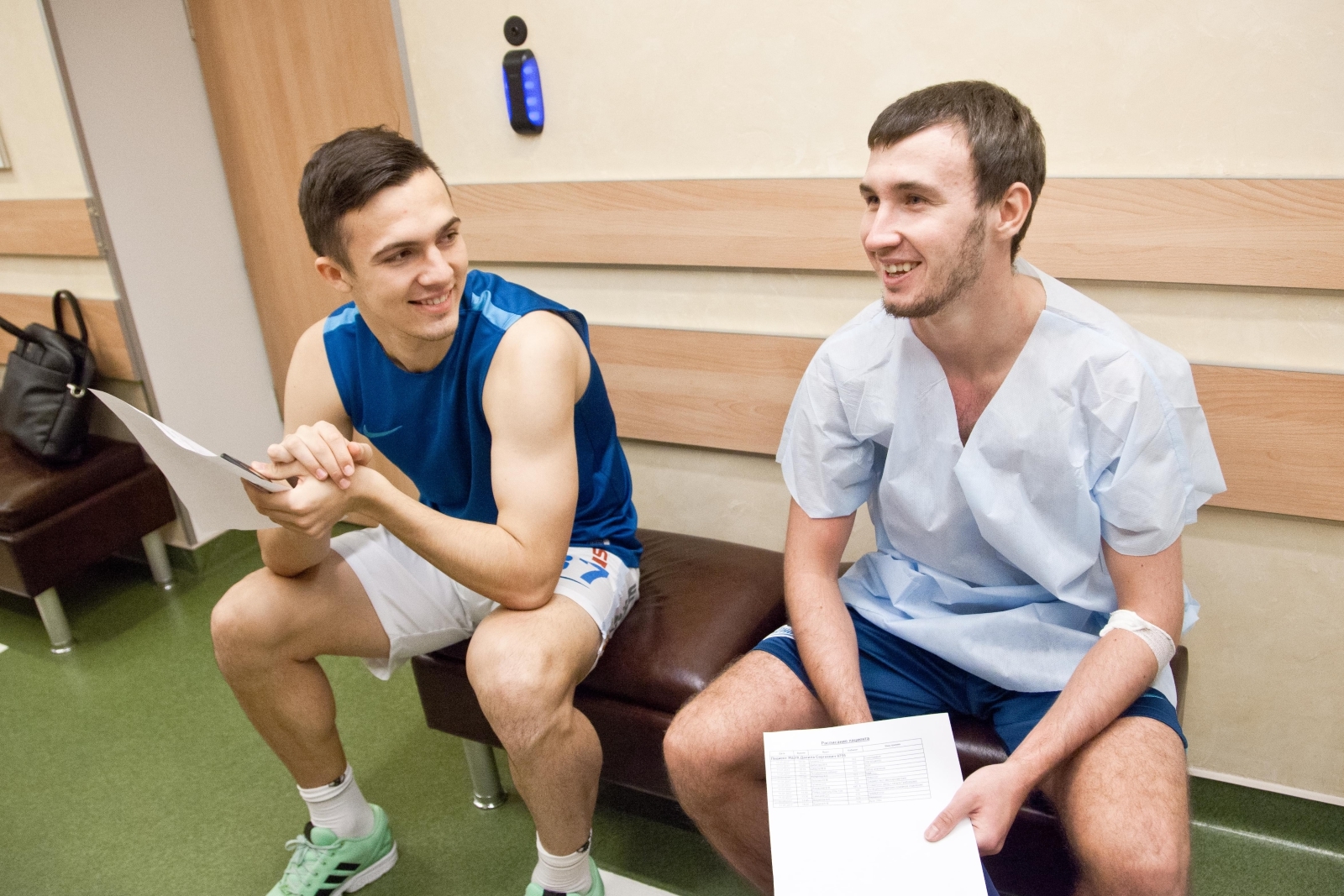 Медосмотр «Зенита»-2 в ММЦ «СОГАЗ»