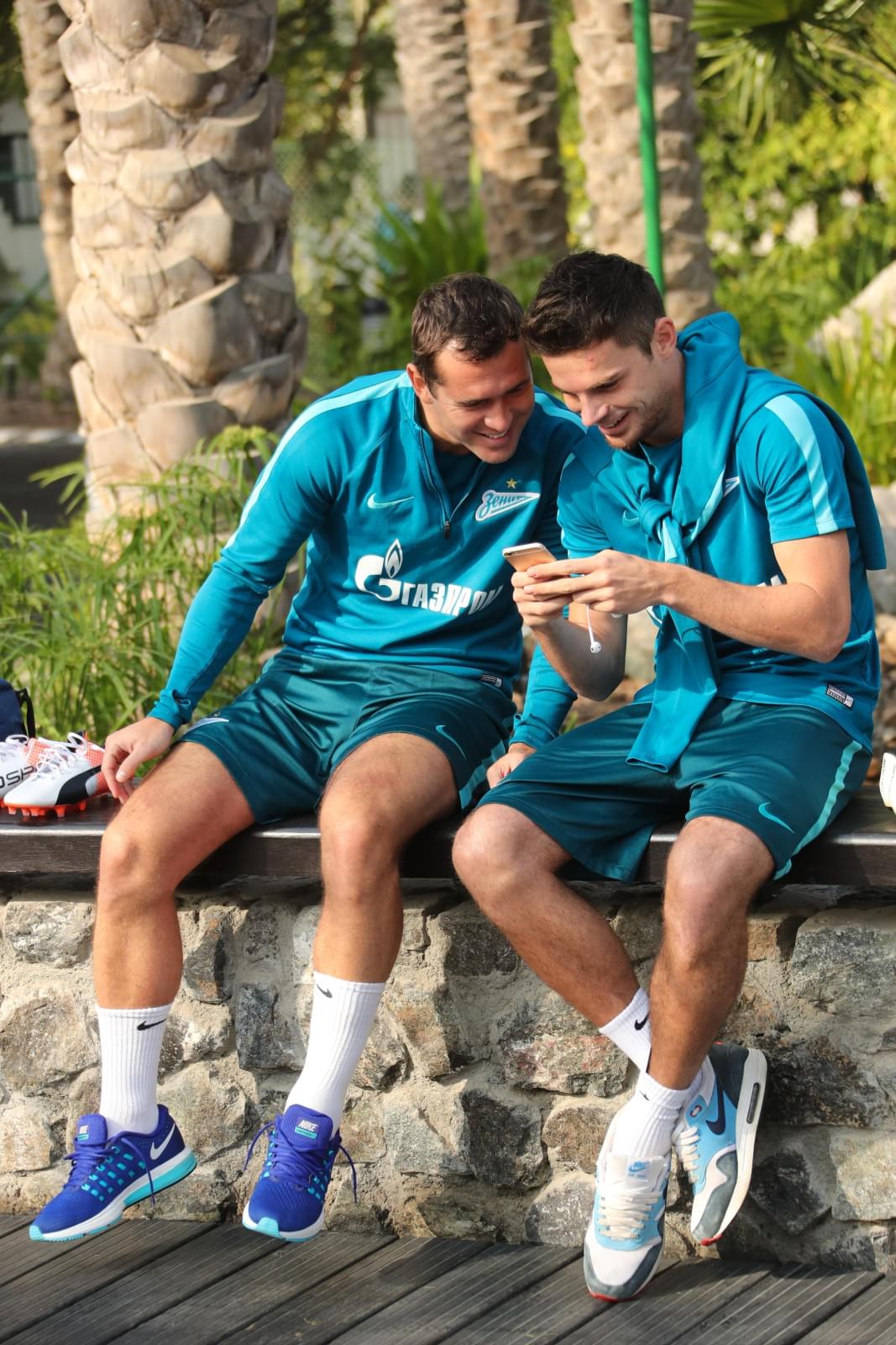 «Газпром»-тренировочные сборы в Дубае: 12 января, утренняя тренировка