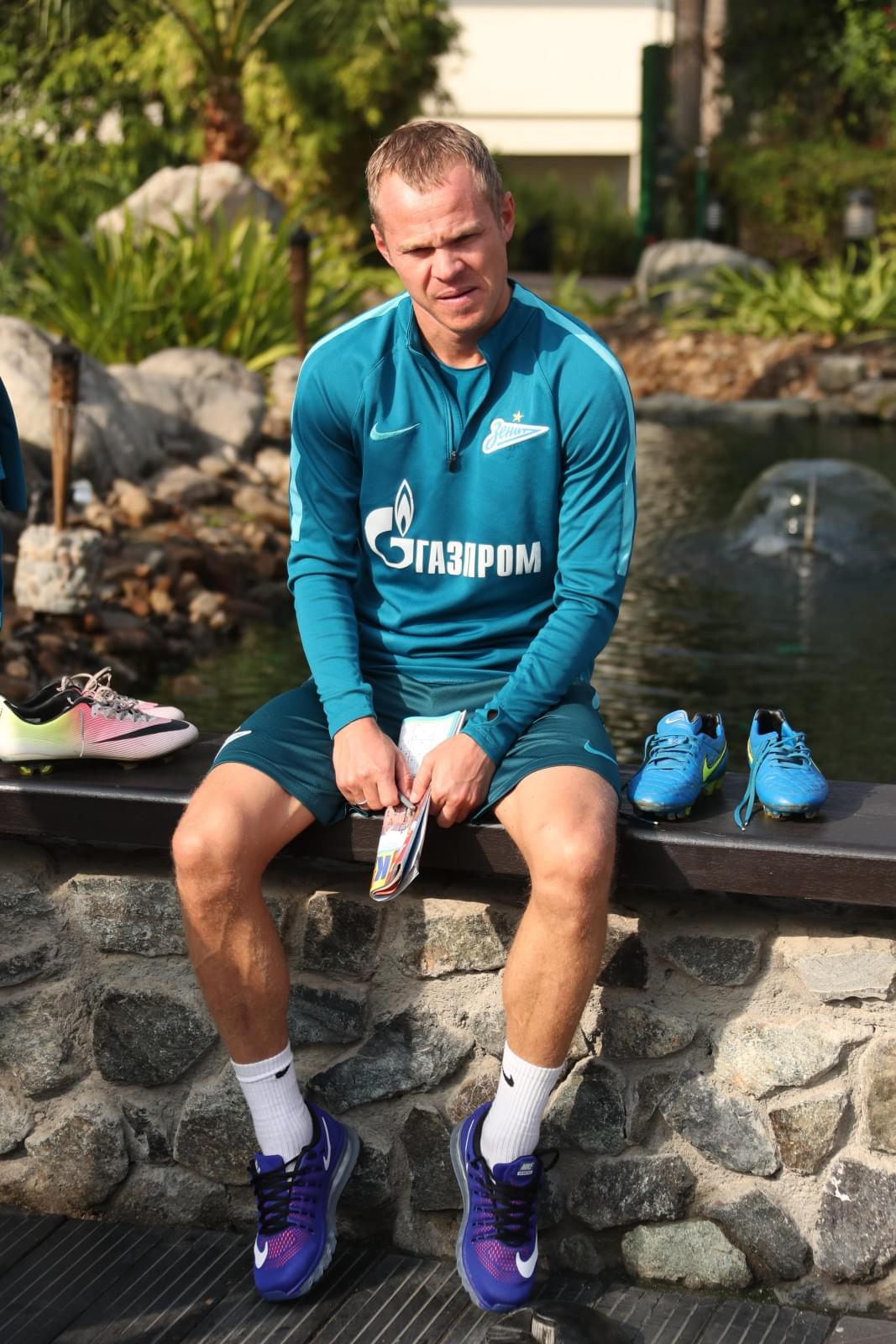 «Газпром»-тренировочные сборы в Дубае: 12 января, утренняя тренировка