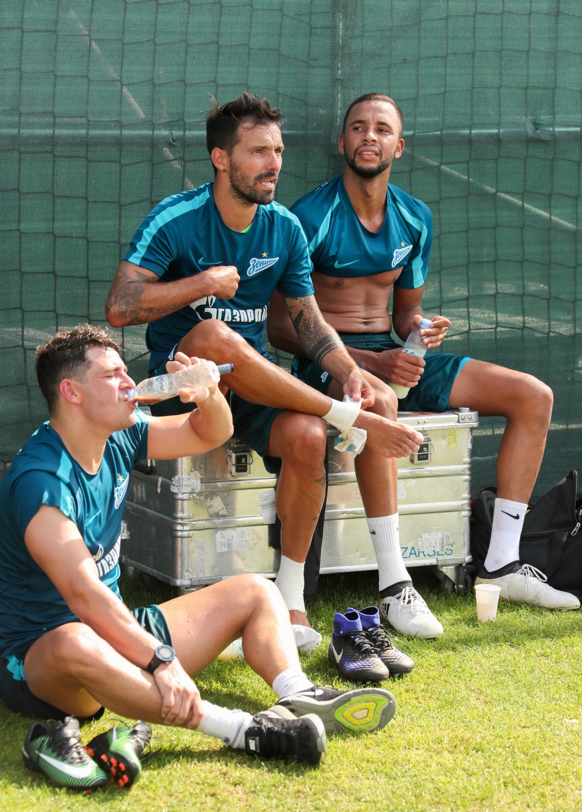 «Газпром»-тренировочные сборы в Дубае: 12 января, утренняя тренировка