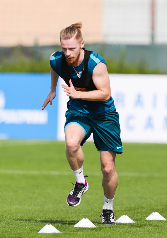 «Газпром»-тренировочные сборы в Дубае: 12 января, утренняя тренировка