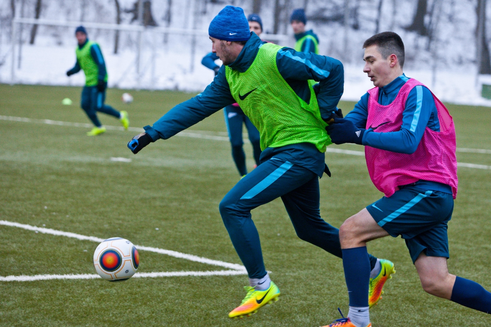 Первая тренировка «Зенита»-2 в новом году