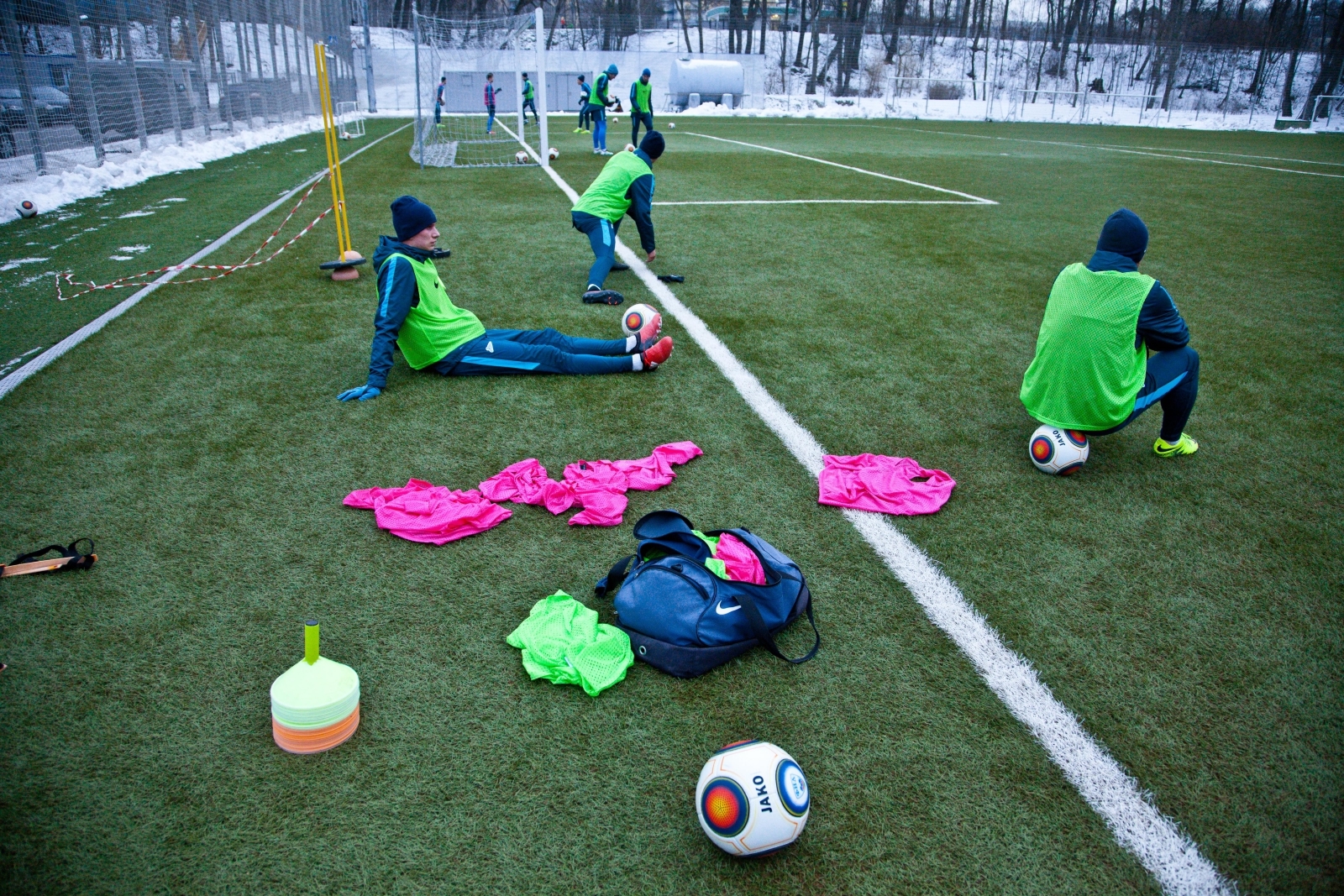 Первая тренировка «Зенита»-2 в новом году