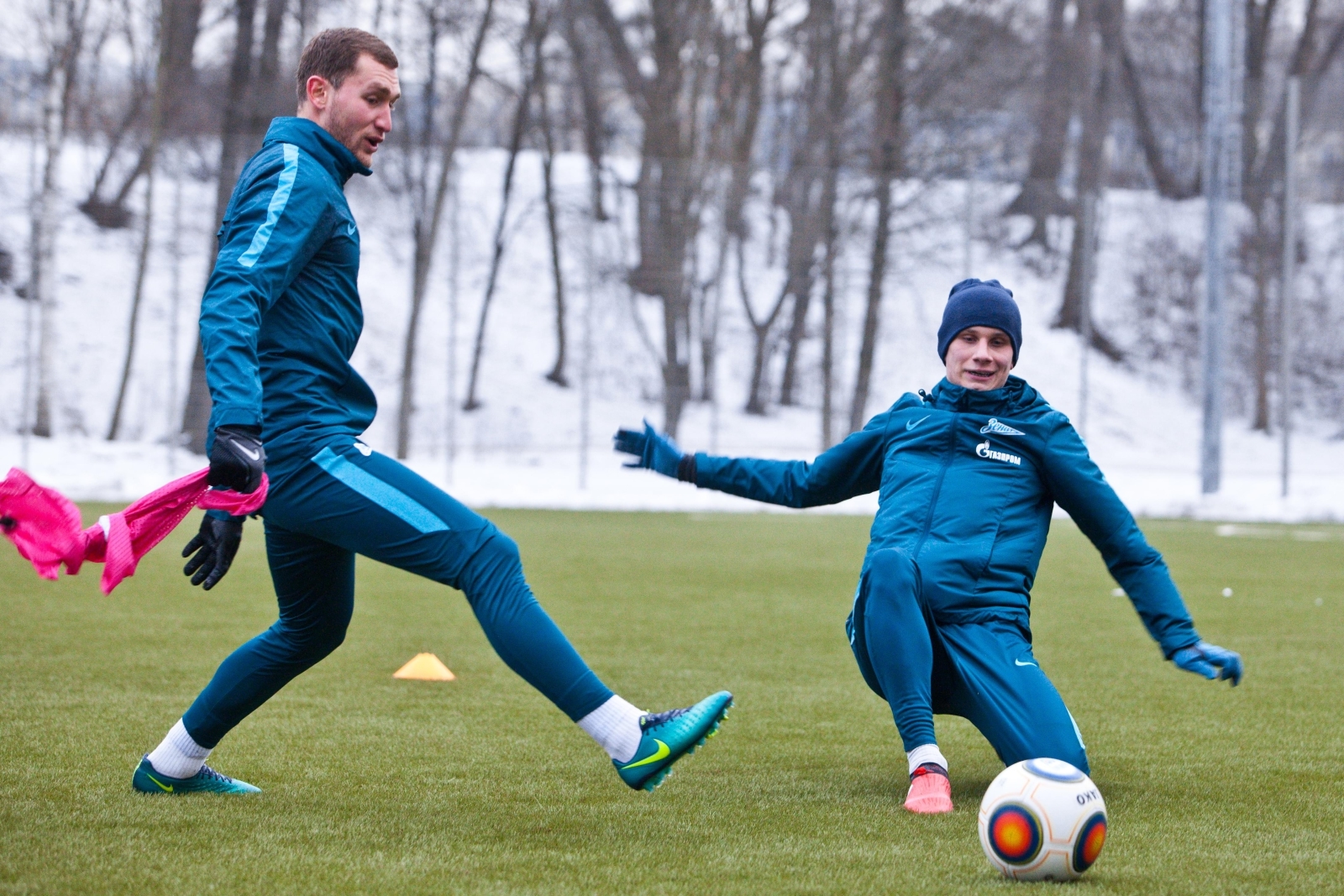 Первая тренировка «Зенита»-2 в новом году