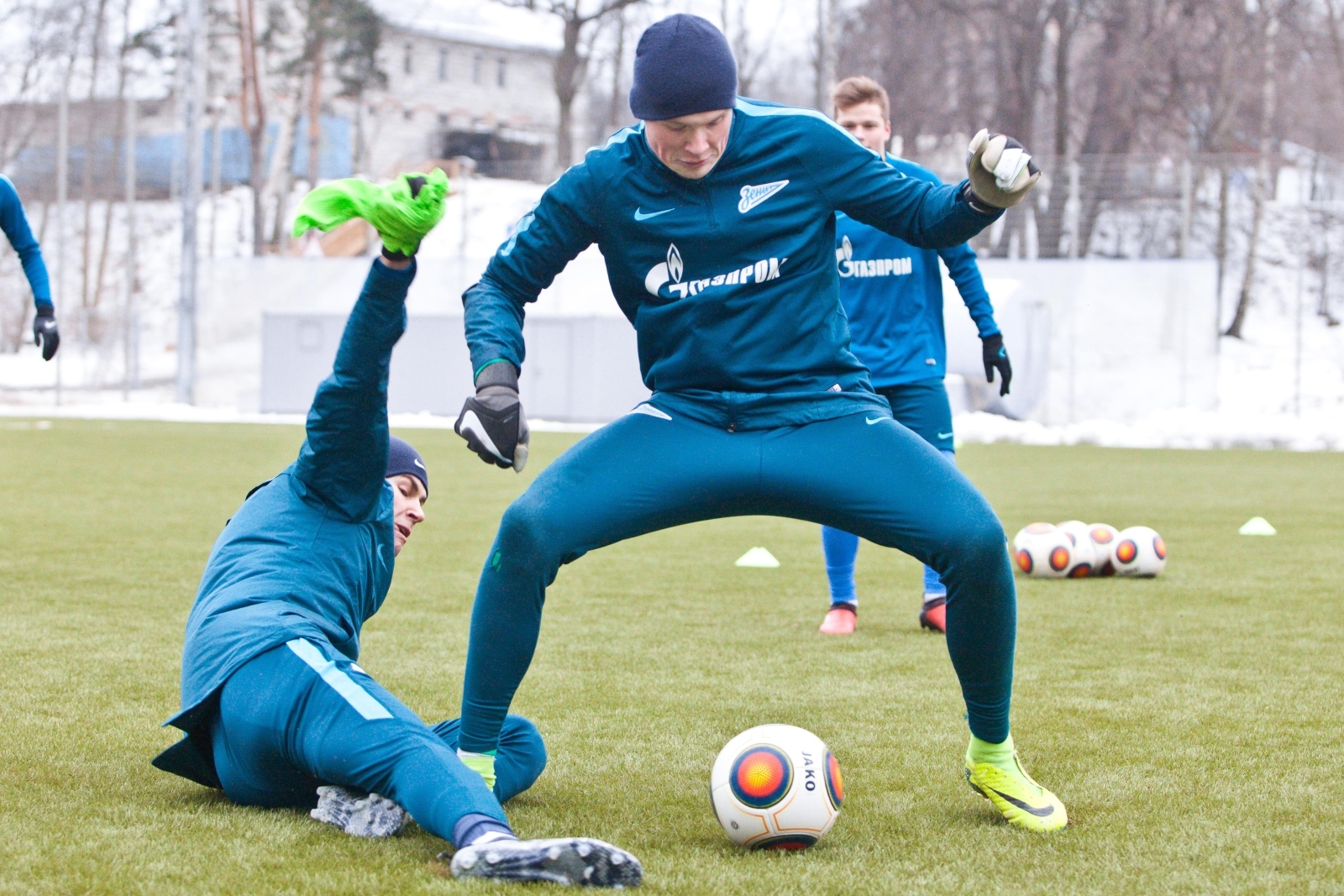 Первая тренировка «Зенита»-2 в новом году