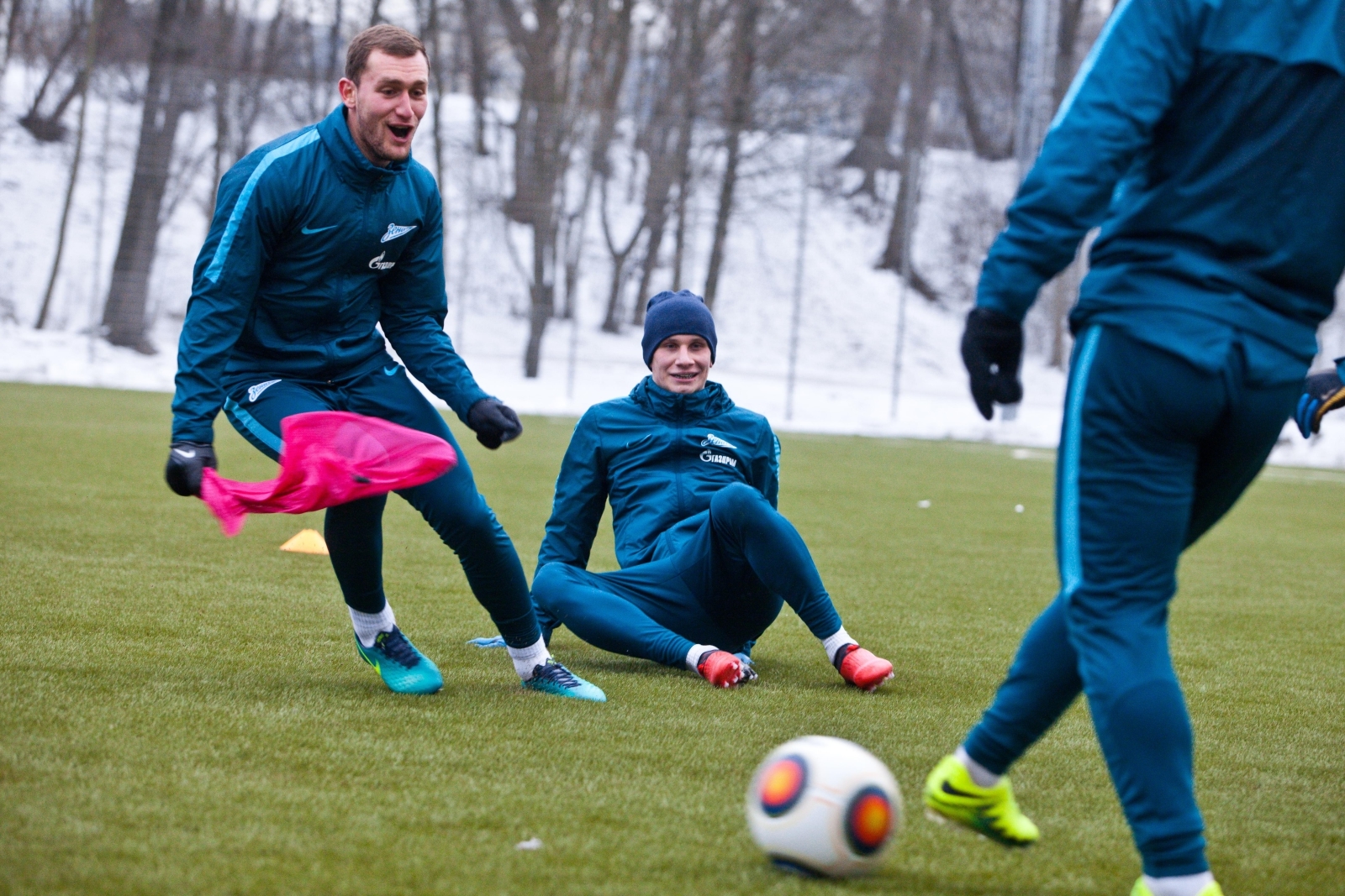 Первая тренировка «Зенита»-2 в новом году