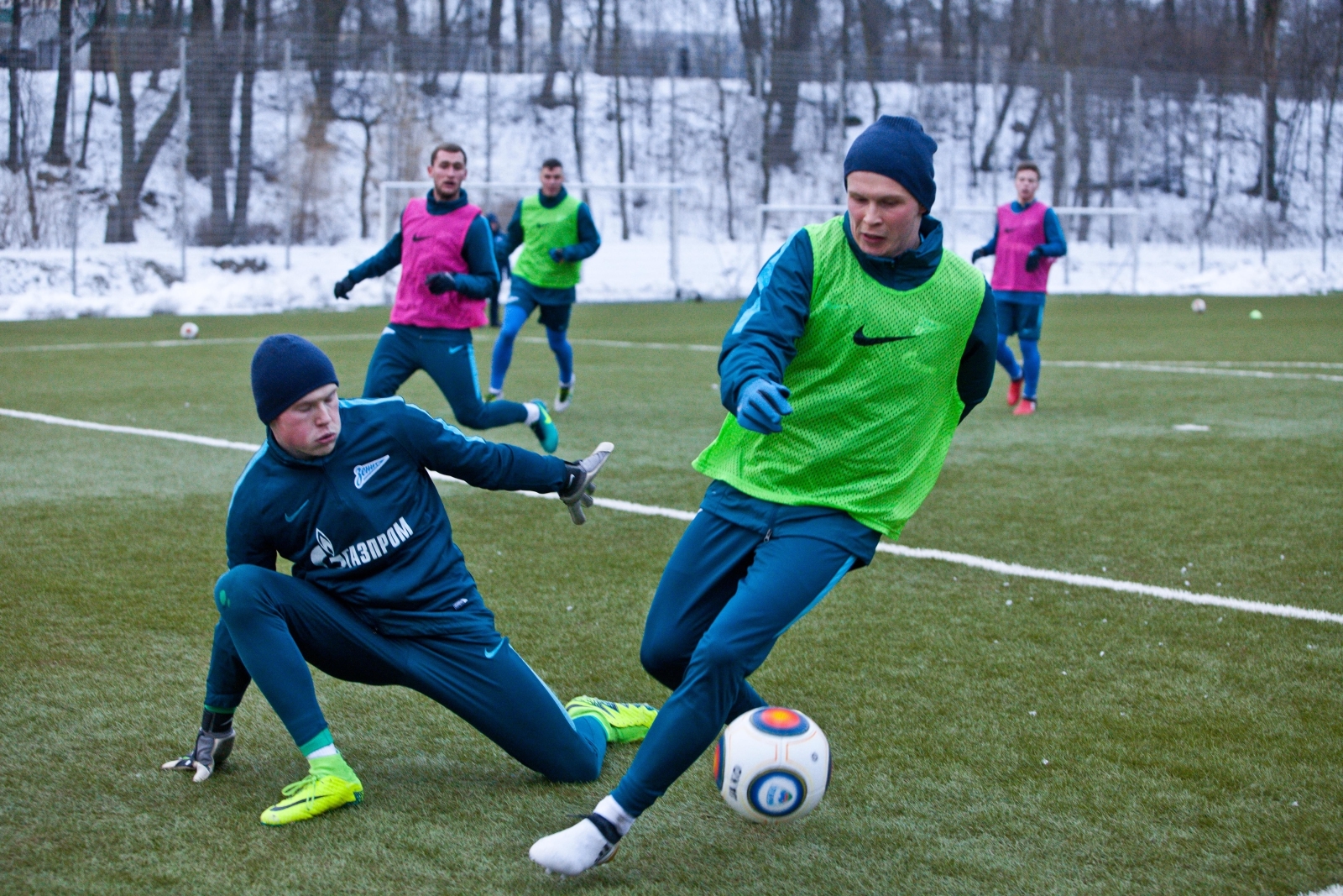 Первая тренировка «Зенита»-2 в новом году