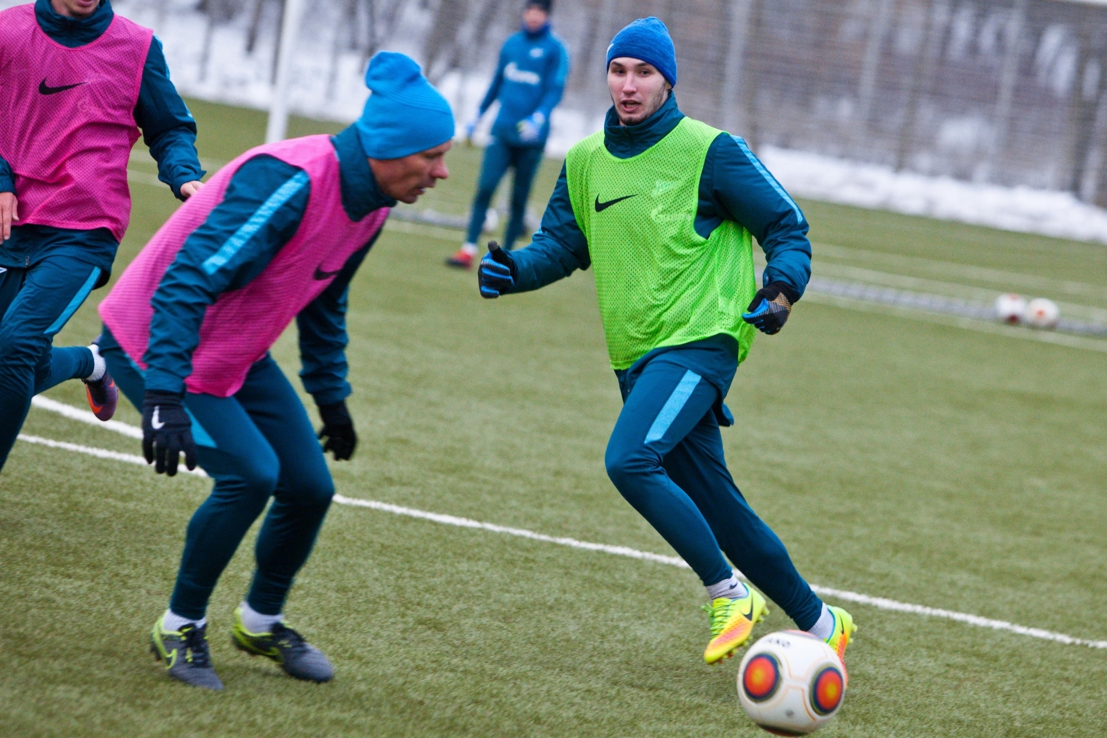 Первая тренировка «Зенита»-2 в новом году