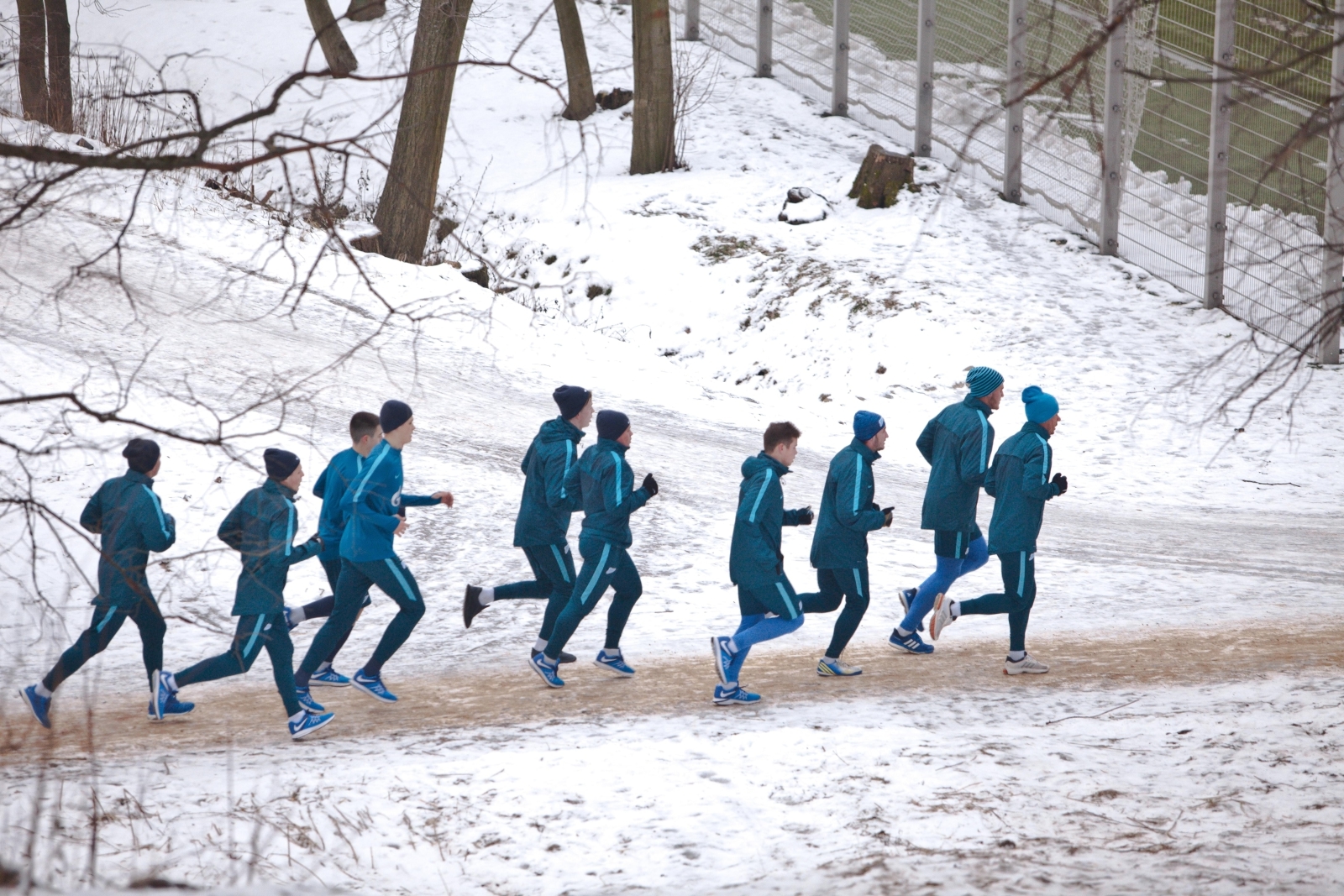 Первая тренировка «Зенита»-2 в новом году