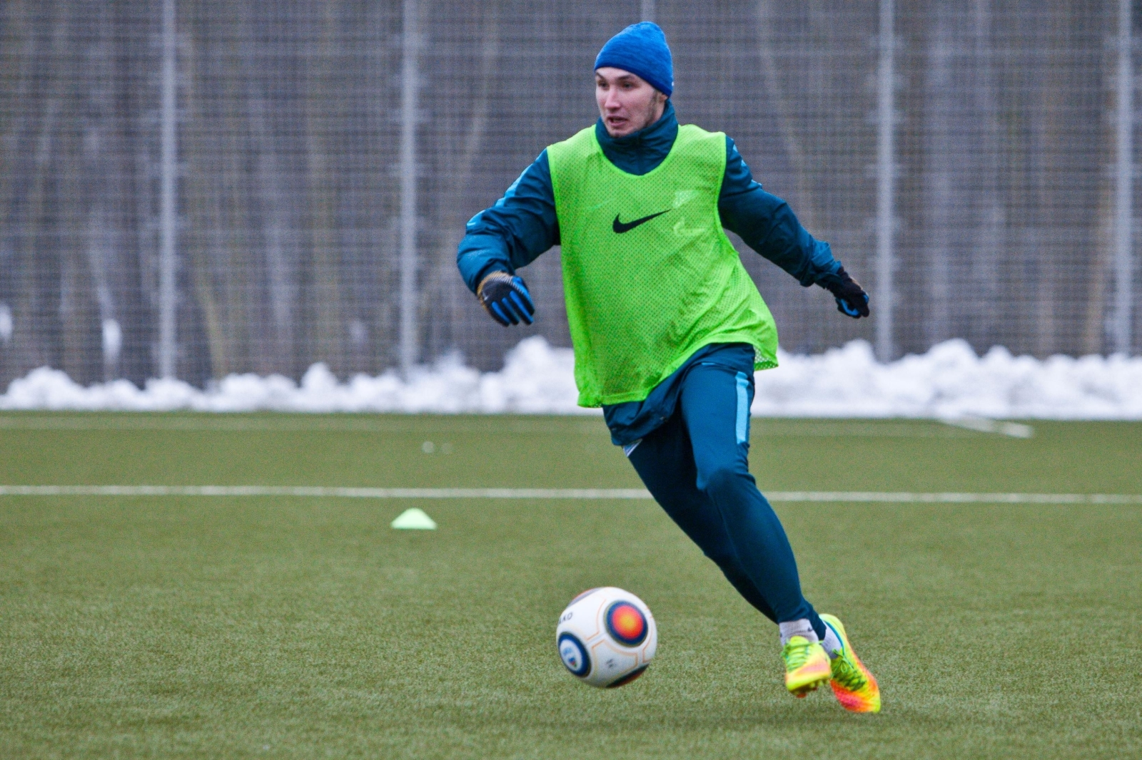 Первая тренировка «Зенита»-2 в новом году