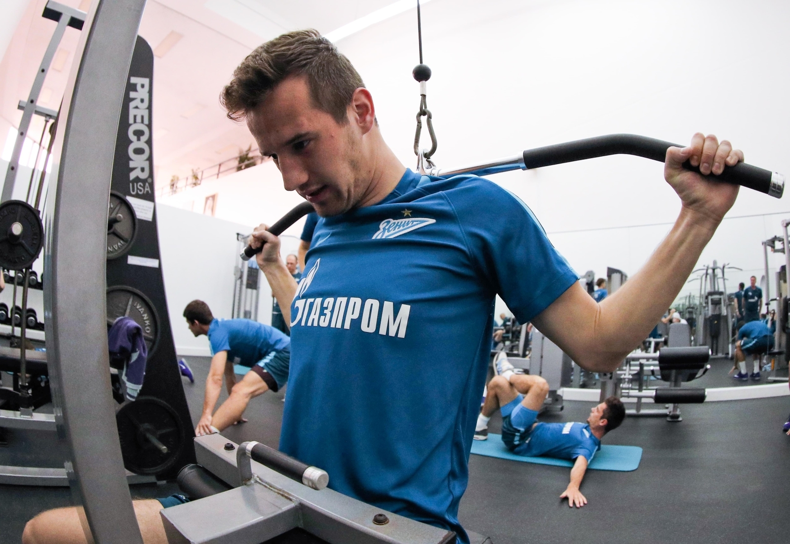 «Газпром»-тренировочные сборы в Дубае: 19 января, утренняя тренировка