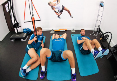 «Газпром»-тренировочные сборы в Дубае: 19 января, утренняя тренировка