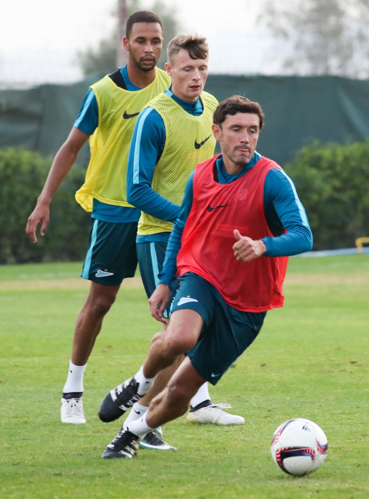 «Газпром»-тренировочные сборы в Дубае: 19 января, вечерняя тренировка