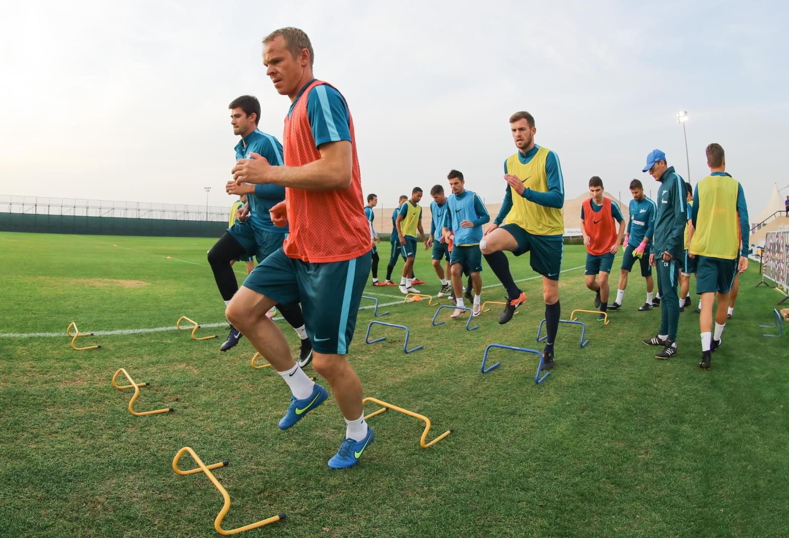 «Газпром»-тренировочные сборы в Дубае: 19 января, вечерняя тренировка