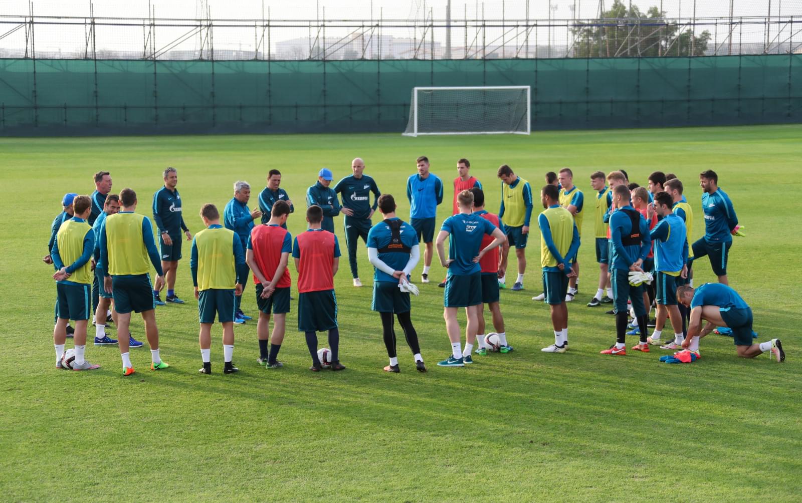 «Газпром»-тренировочные сборы в Дубае: 19 января, вечерняя тренировка