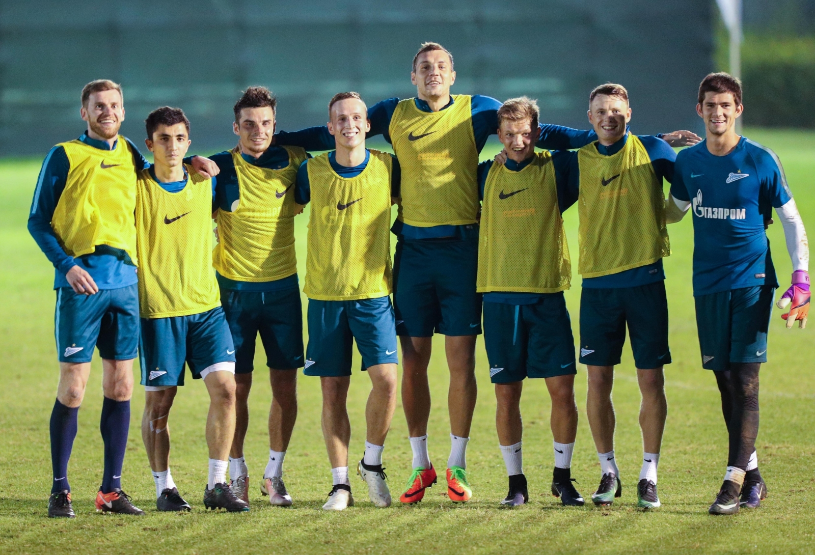 «Газпром»-тренировочные сборы в Дубае: 19 января, вечерняя тренировка