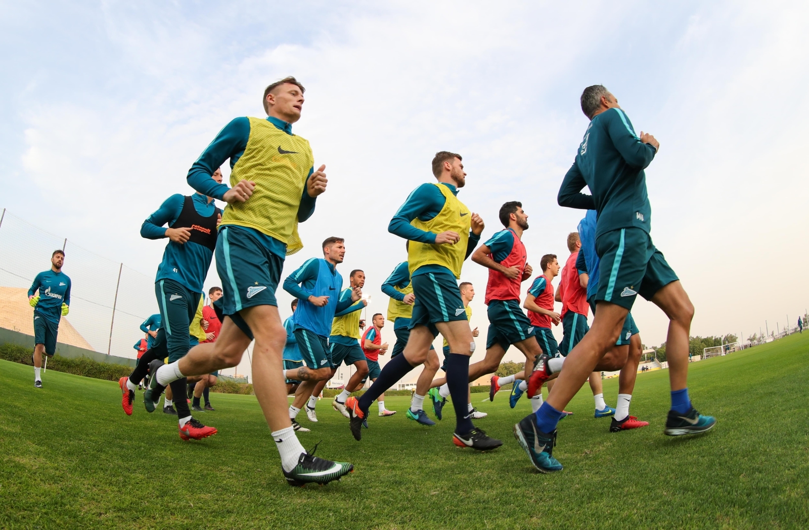 «Газпром»-тренировочные сборы в Дубае: 19 января, вечерняя тренировка