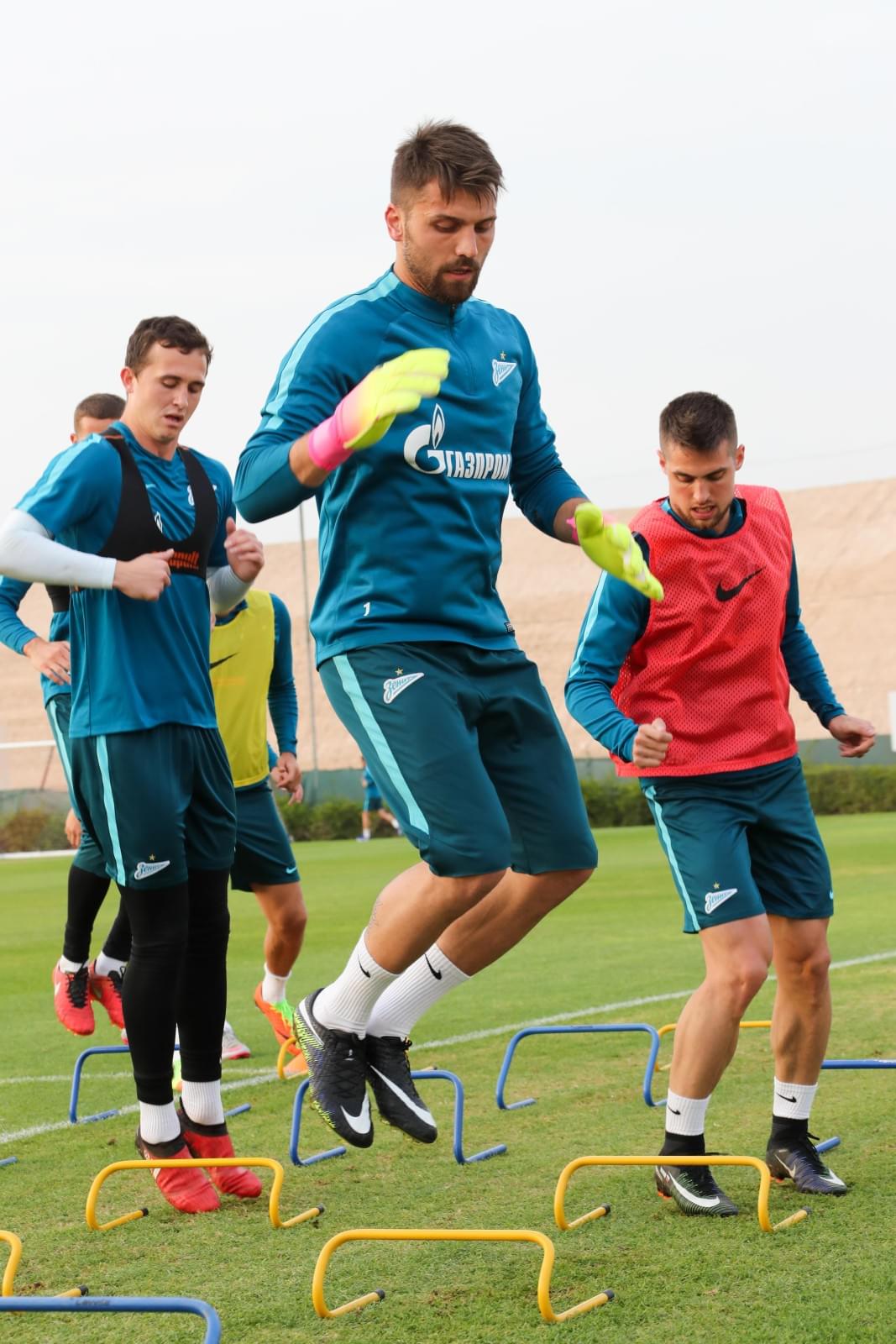 «Газпром»-тренировочные сборы в Дубае: 19 января, вечерняя тренировка
