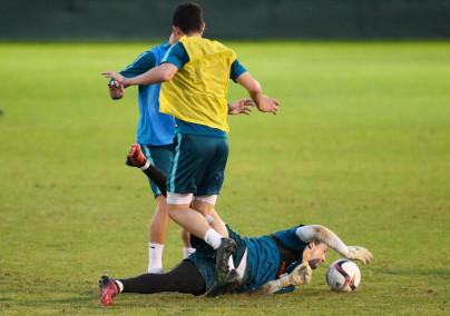 «Газпром»-тренировочные сборы в Дубае: 19 января, вечерняя тренировка