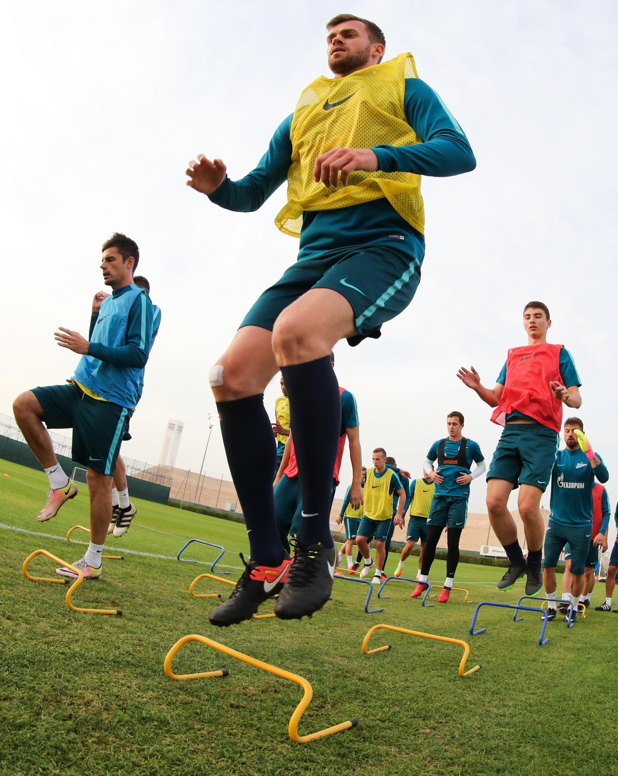 «Газпром»-тренировочные сборы в Дубае: 19 января, вечерняя тренировка