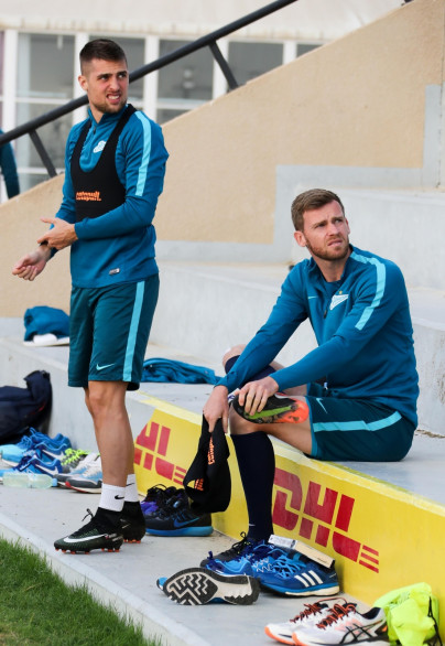 «Газпром»-тренировочные сборы в Дубае: 19 января, вечерняя тренировка