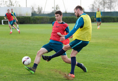 «Газпром»-тренировочные сборы в Дубае: 19 января, вечерняя тренировка