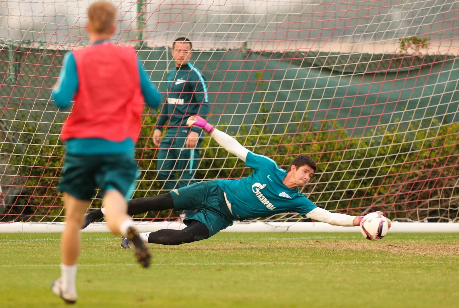 «Газпром»-тренировочные сборы в Дубае: 19 января, вечерняя тренировка