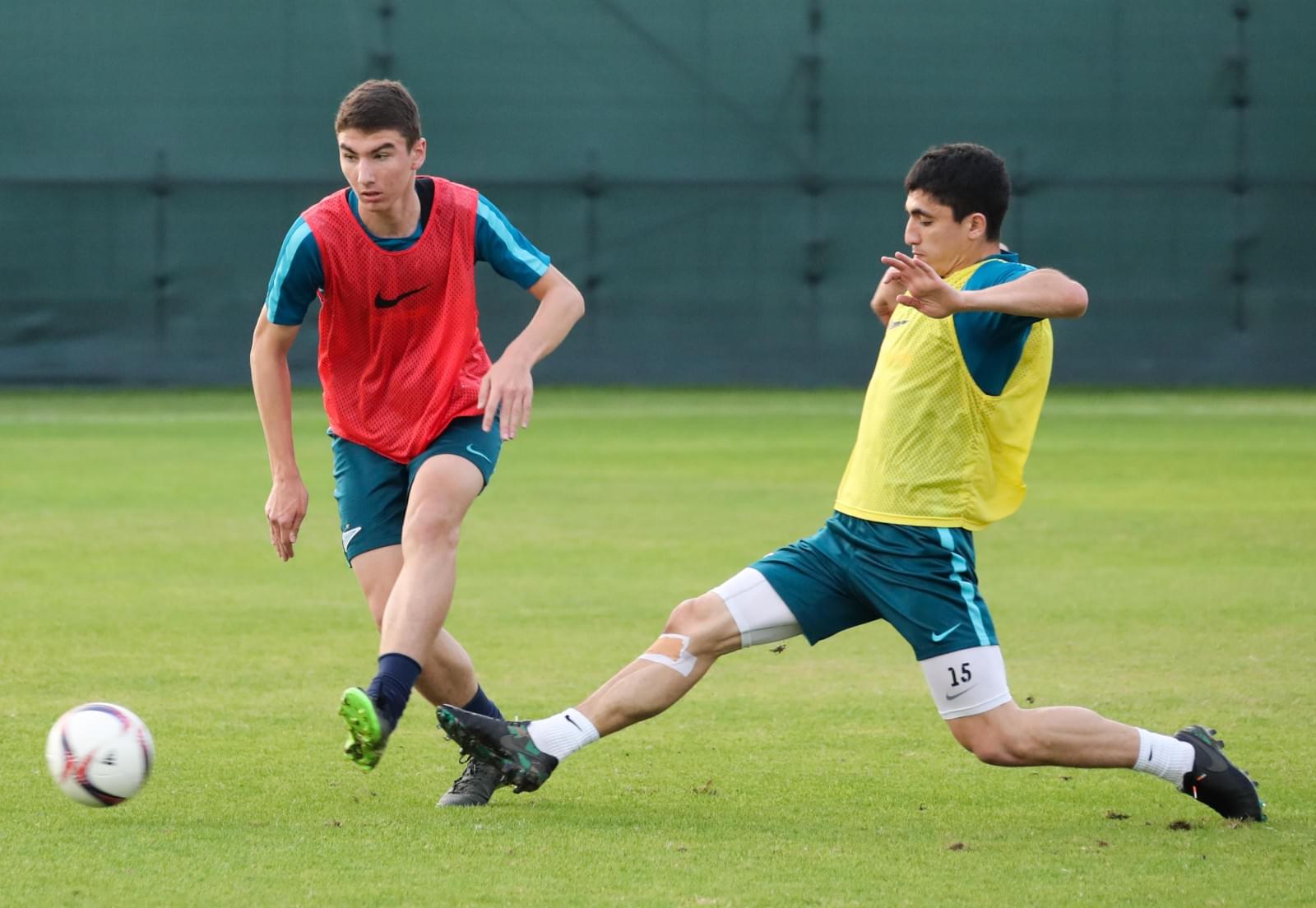 «Газпром»-тренировочные сборы в Дубае: 19 января, вечерняя тренировка