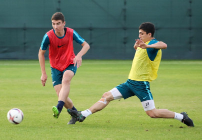 «Газпром»-тренировочные сборы в Дубае: 19 января, вечерняя тренировка