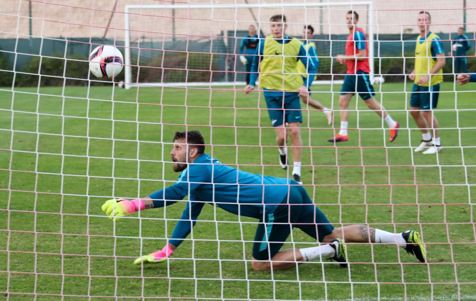 «Газпром»-тренировочные сборы в Дубае: 19 января, вечерняя тренировка