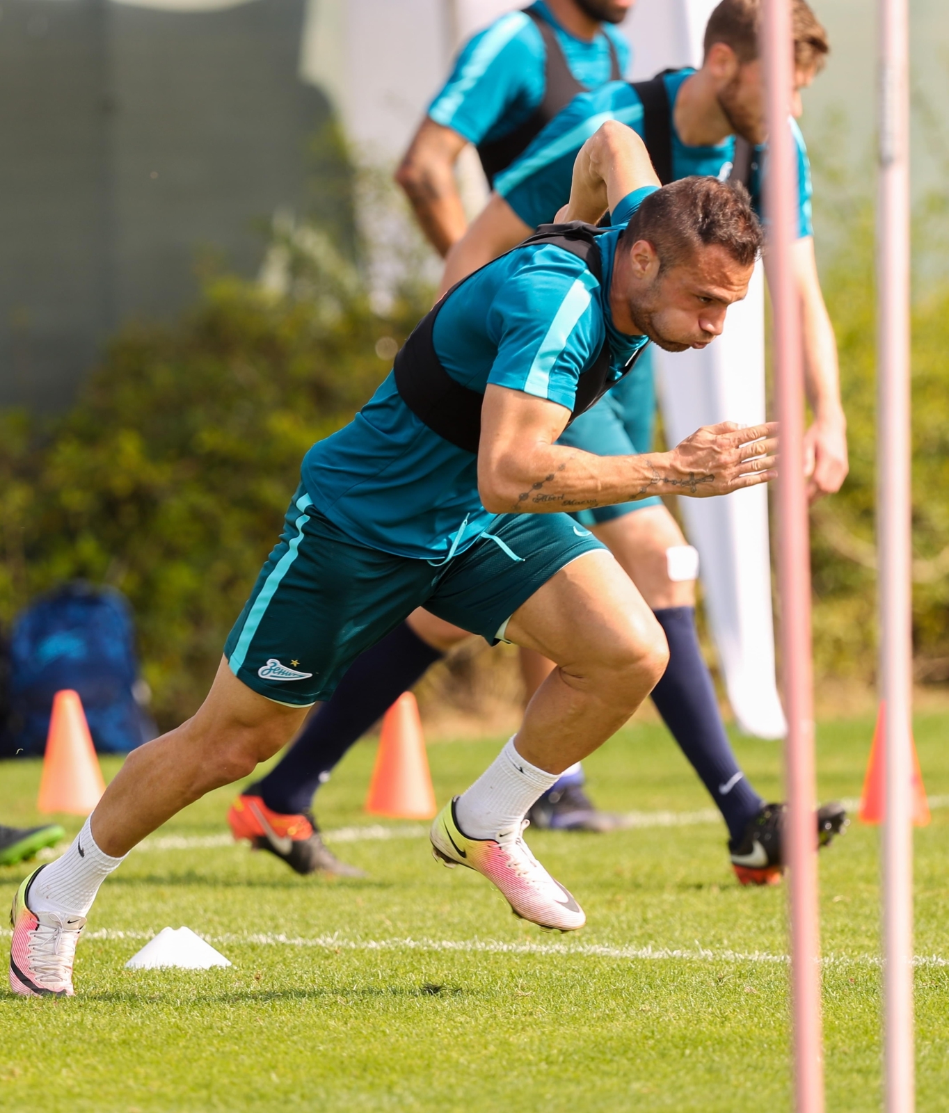 «Газпром»-тренировочные сборы в Дубае: 20 января, утренняя тренировка