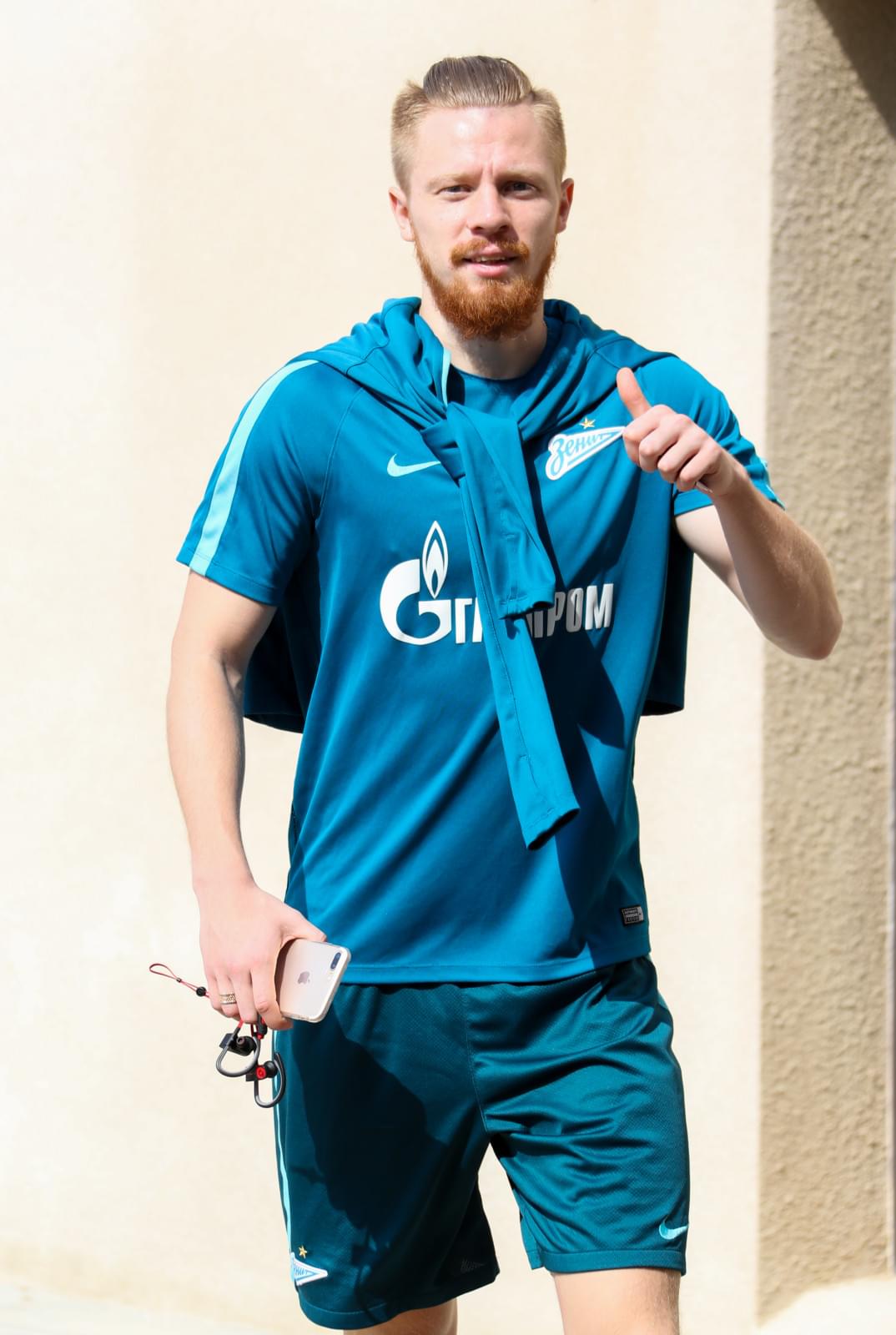 «Газпром»-тренировочные сборы в Дубае: 20 января, утренняя тренировка