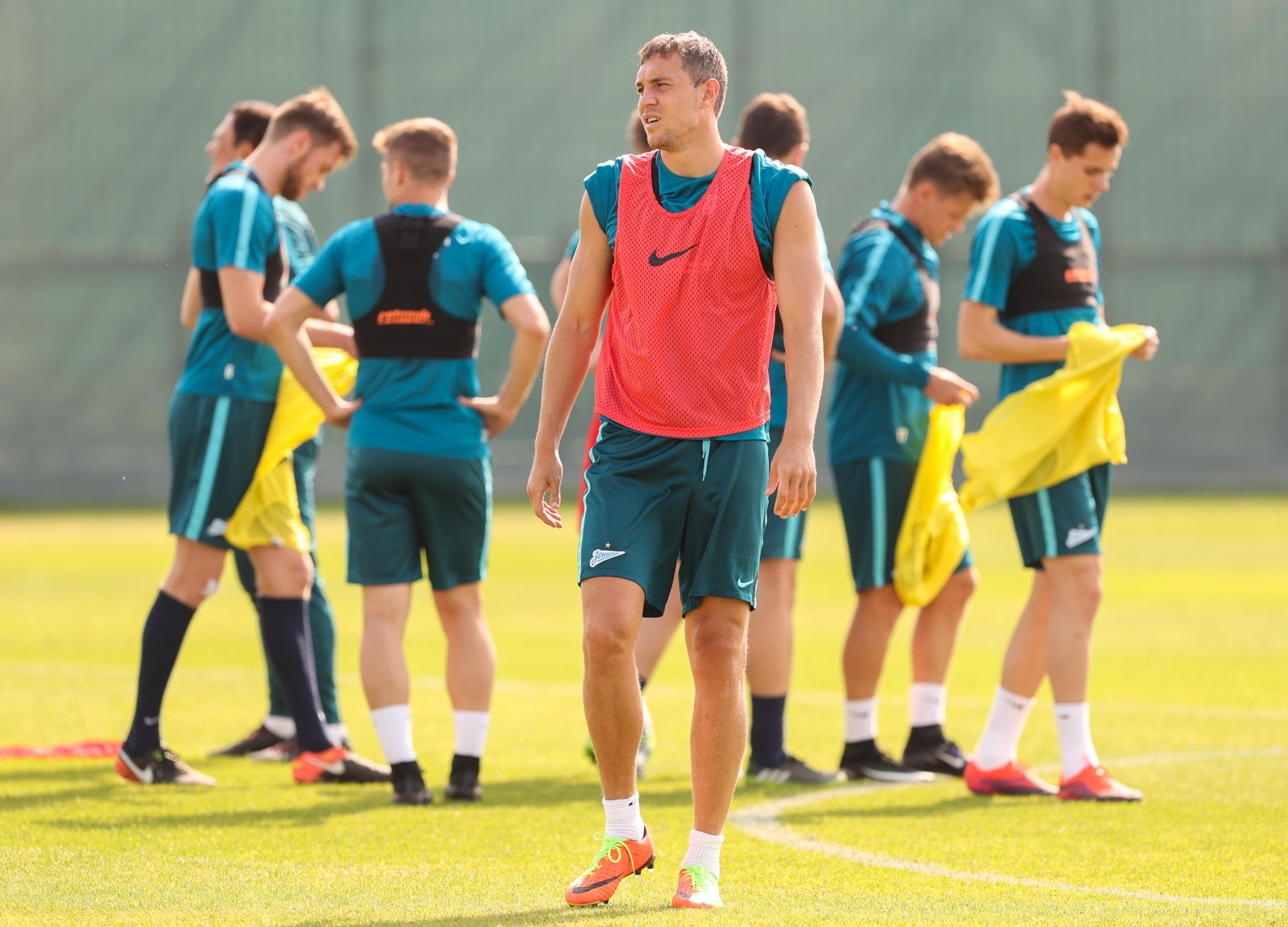 «Газпром»-тренировочные сборы в Дубае: 20 января, утренняя тренировка