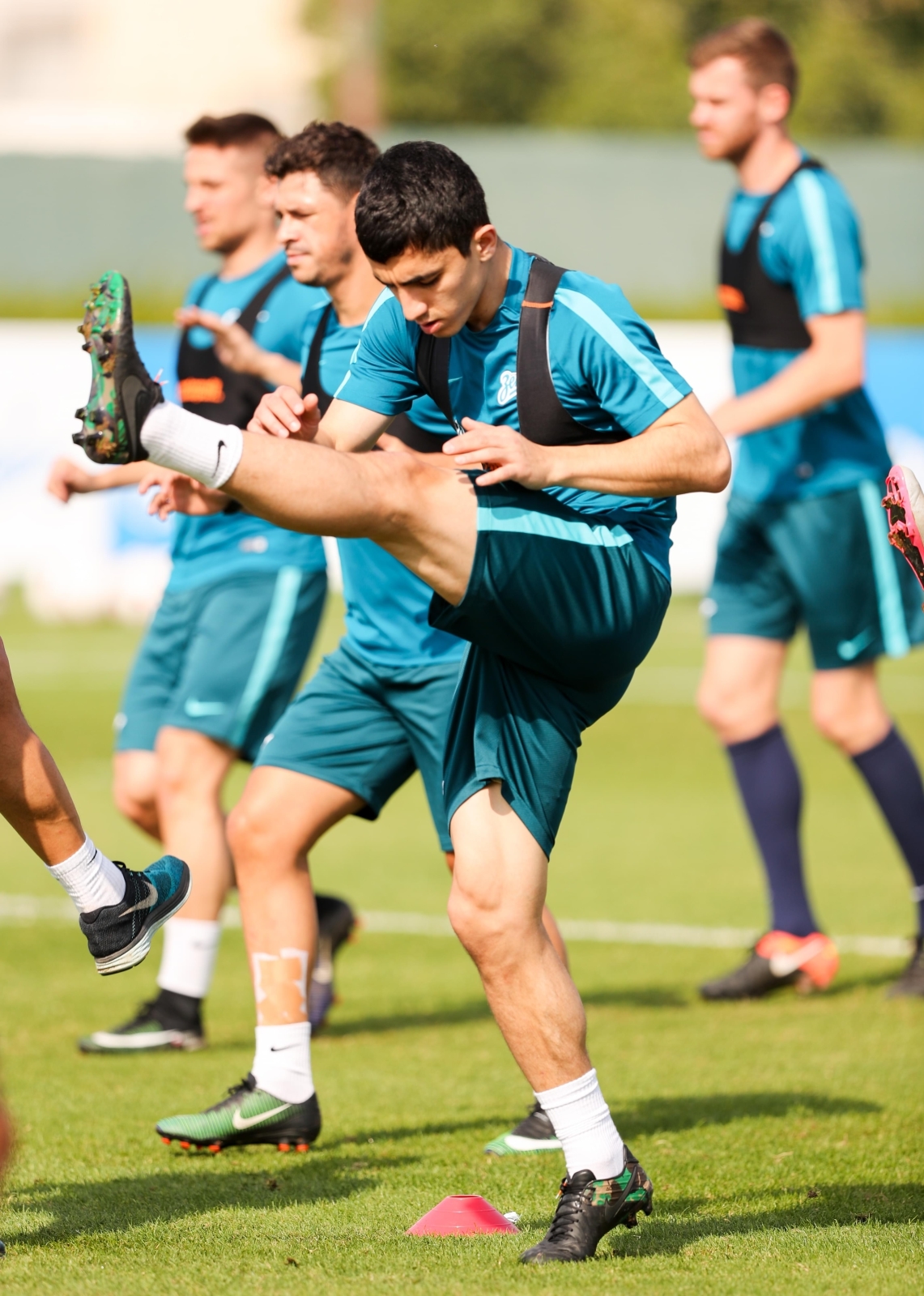 «Газпром»-тренировочные сборы в Дубае: 20 января, утренняя тренировка