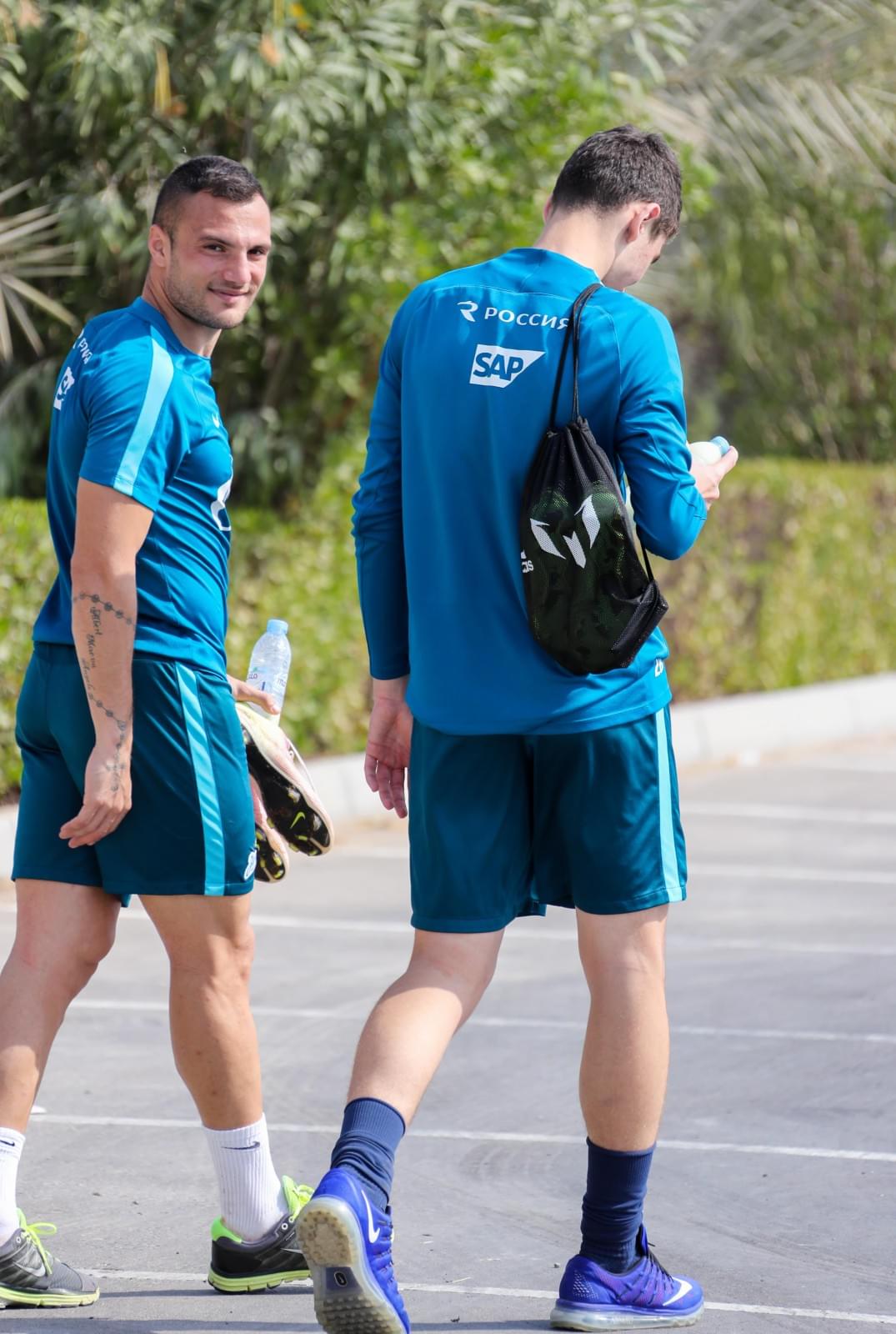 «Газпром»-тренировочные сборы в Дубае: 20 января, утренняя тренировка