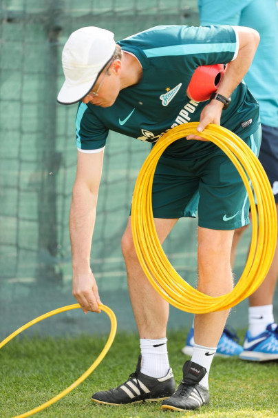 «Газпром»-тренировочные сборы в Дубае: 20 января, утренняя тренировка