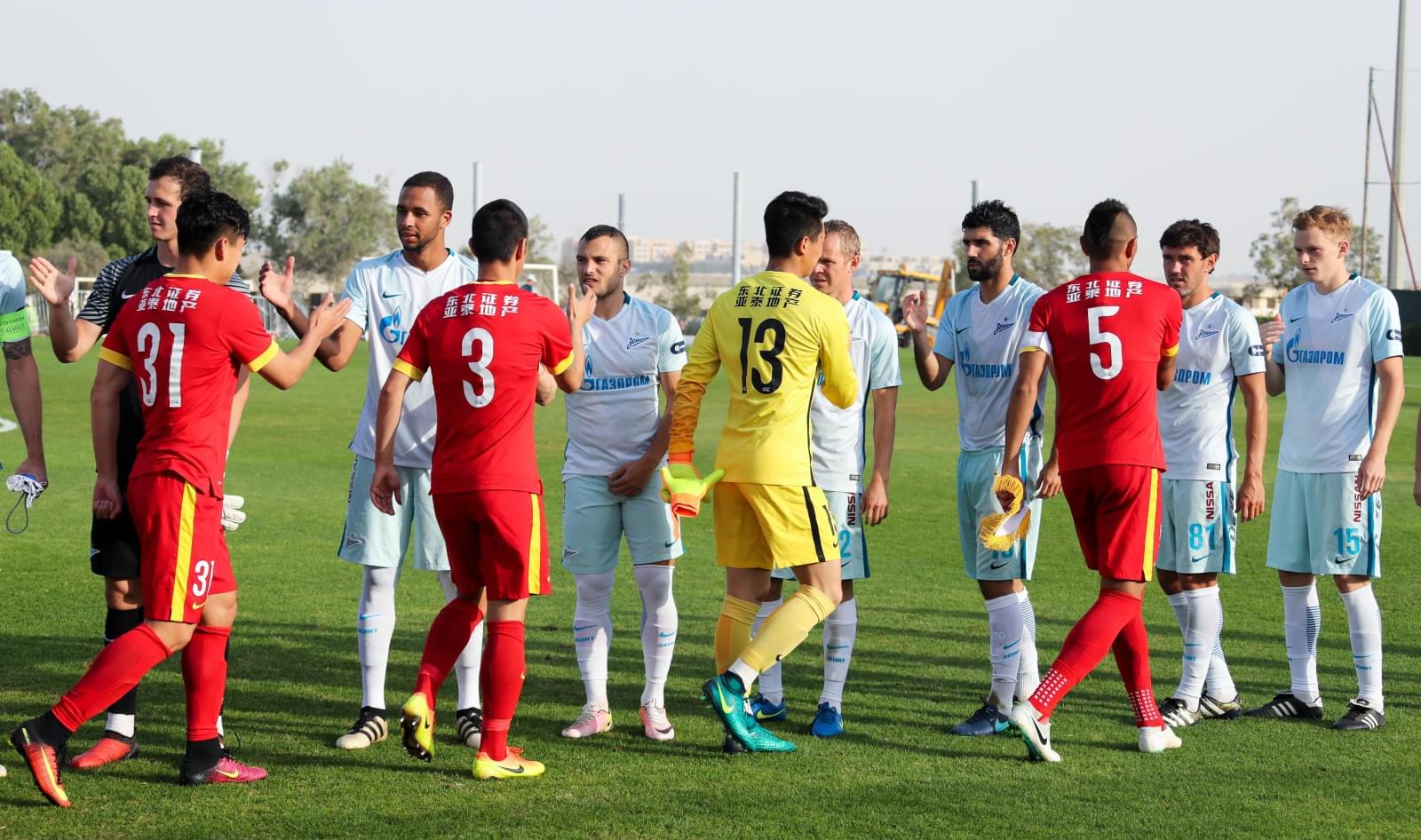 Товарищеский матч «Зенит» — «Чанчунь Ятай»